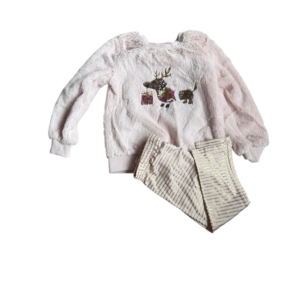 btween Pink and Cream Kids Matching Set
